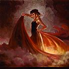 Flamenco Dancer Famous Paintings - Crescendo II